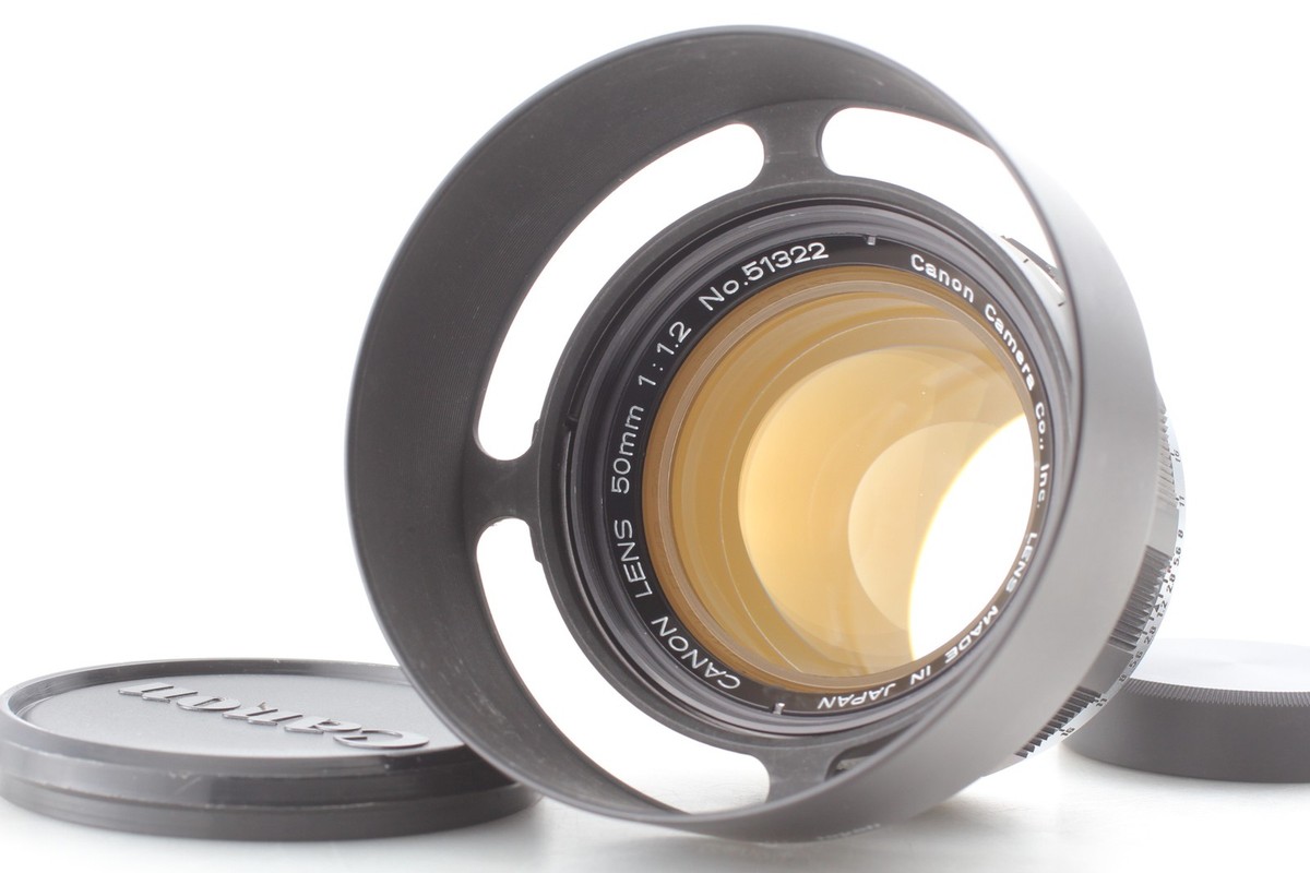 Top MINT w/ Hood ] Canon 50mm f1.2 LTM L39 Leica Screw Mount Lens