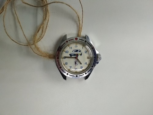 Soviet mechanical wristwatches Vostok Komandirskie with a car, *295