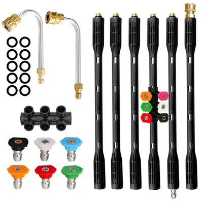 Upgrade Pressure Washer Extension Wand,Balabulala Power Washer Lance with 7 S...