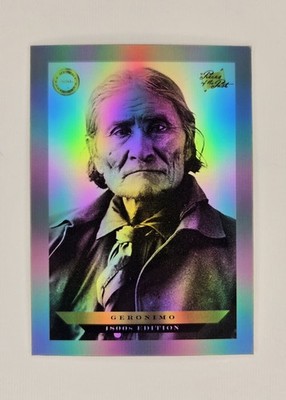 Pieces of the Past Geronimo 2024 1800s Base Set Foil B-177 Native American