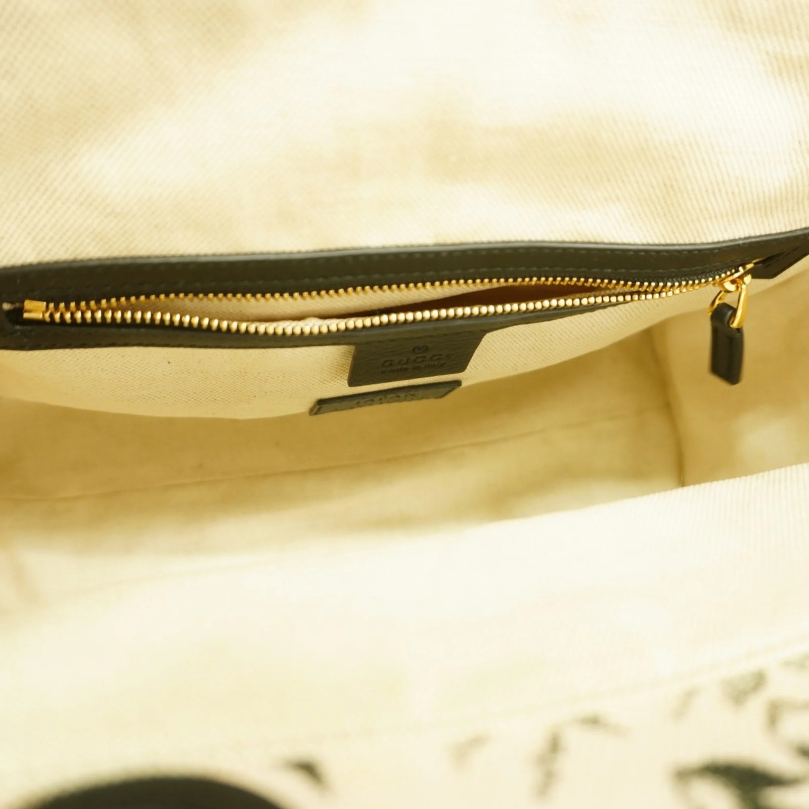 Gucci Tote Bag 432684 Canvas Beige Black Women's GZl1fcfb thumbnail 4