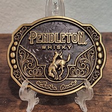 Cowboy Montana Silversmiths Pendleton Whisky 2024 Let'er Buck Limited Edition