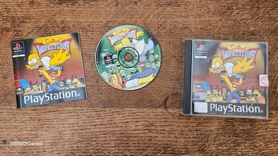 SONY PLAYSTATION PS1 - THE SIMPSON'S WRESTLING #RG11 CIB