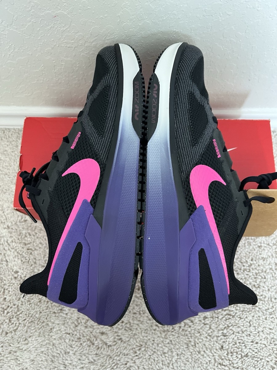 Nike Structure 25 Black Anthracite Field Purple Laser Fuchsia