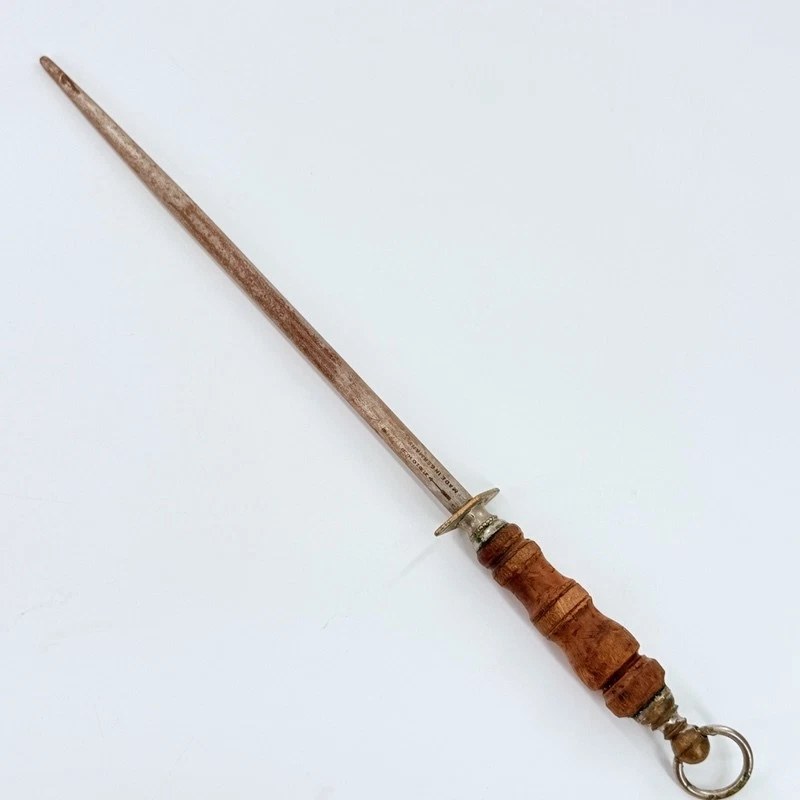 Vtg F. DICK Made in Germany Sharpening Steel Rod Wood Handle Knife Honing 14"
Opens in a new window 