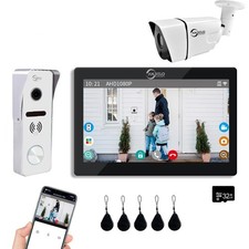 WiredVideo Doorbell Apartment Intercom7 inch Touch Monitor System1080P HD Camera