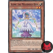 Yugioh Score the Melodious Diva BOSH-DE013 Common NM