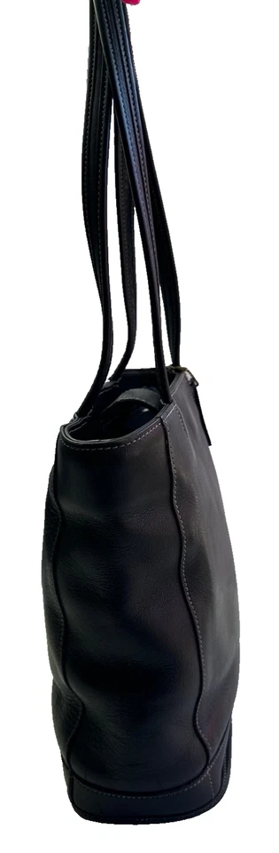 Bolso de Hombro Coach Bleeker 9305 Negro Guante Cuero Curtido Y2K De Colección Foto 3 de 4