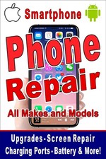 Smartphone Phone Repair Upgrades Screen Repair Battery Advertising poster sign