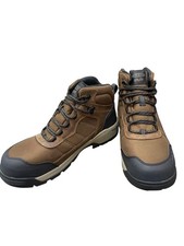 KEEN Utility Men Skokie Hiker Mid Carbon Toe WP Work Boots Dark Earth/Black 12 D