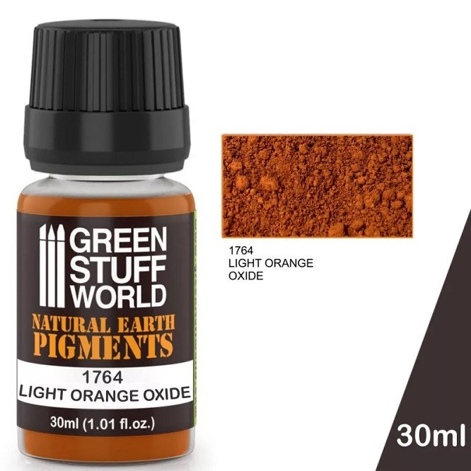 Green Stuff World GSW1764 - Pigment Light Orange Oxide 30 ml - New