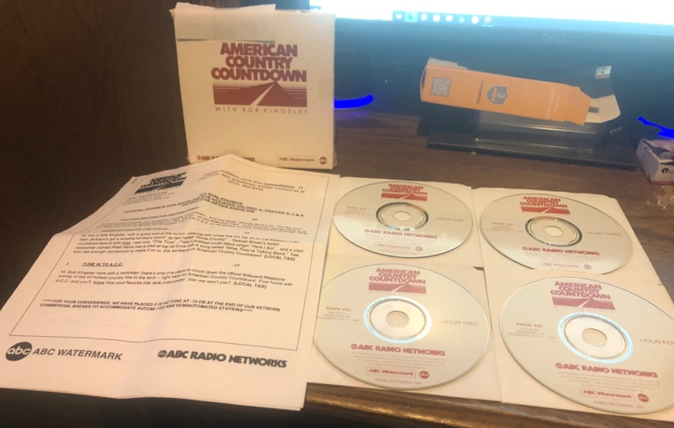 American Country Countdown with Bob Kingsley--March 26, 1994--4 CD set - Image 1 of 1