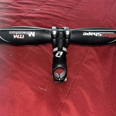 ITM Millennium Wing Shape Alloy Handlebar 44cm W/ 90MM Zoom Stem