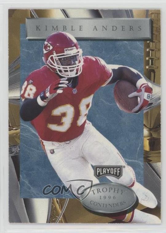 1996 Playoff Trophy Contenders Kimble Anders #38 0q1p