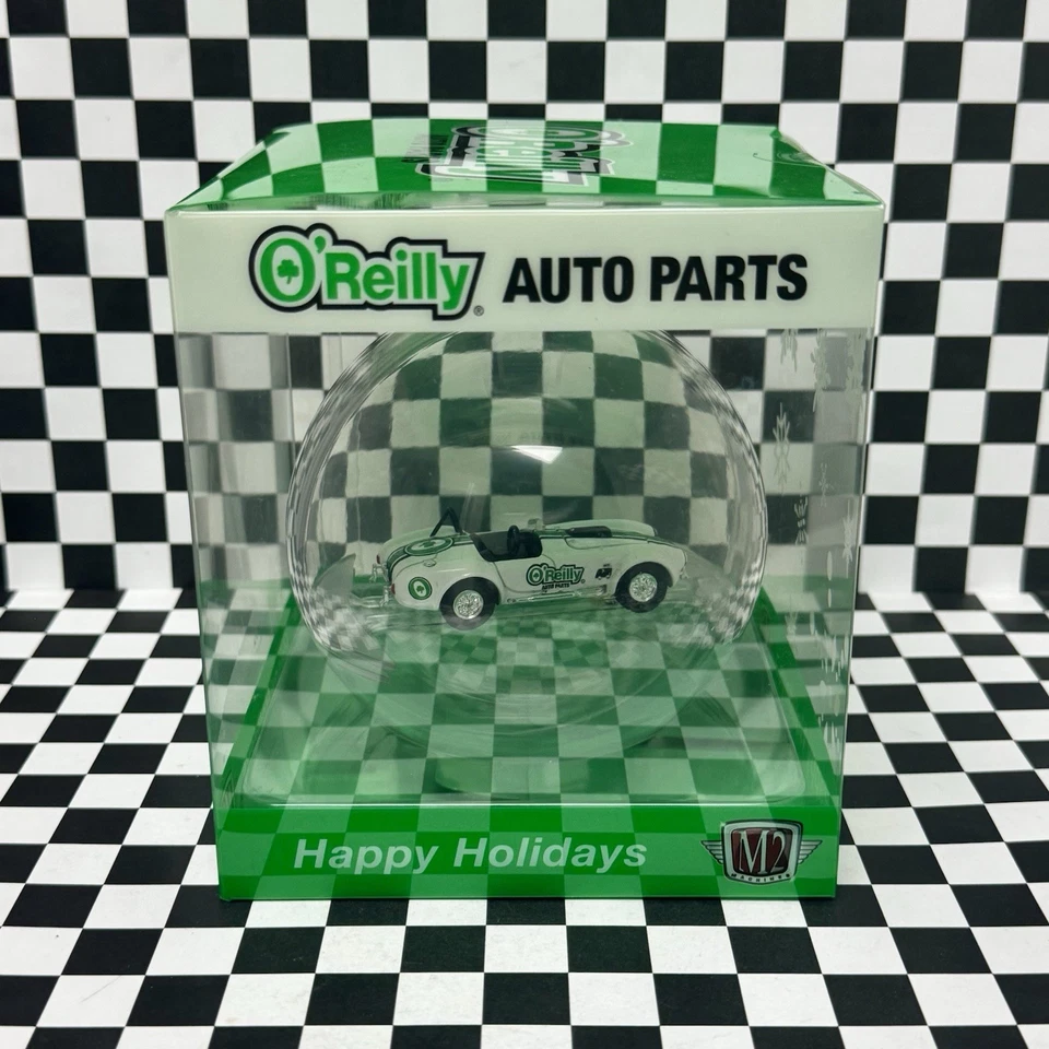 🎄 M2 Machines O'Reilly Exclusive 1965 Shelby Cobra CHRISTMAS ORNAMENT 2025 New - Image 2 of 4