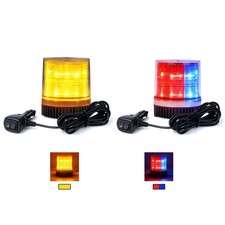 Xprite 12 Led 6w Led Magnetic Mount Strobe And Rotating Beacon Light 51073c-y