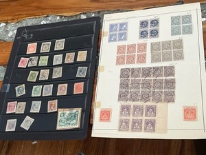 BIG LOT PHILIPPINES CLASSICAL STAMPS ON 9 PAGES SEE PHOTOS $$!! COLLECTION L@@K!