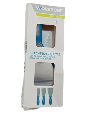 WORKZONE Spachtel-Set 3-teilig 40/63/80mm Werkzeug