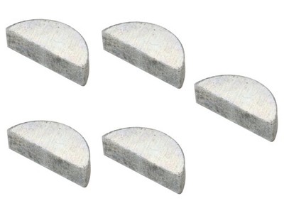 Passfeder (5er Set) für Messerwelle passend für GGP TP12,5/102H Rasentraktor