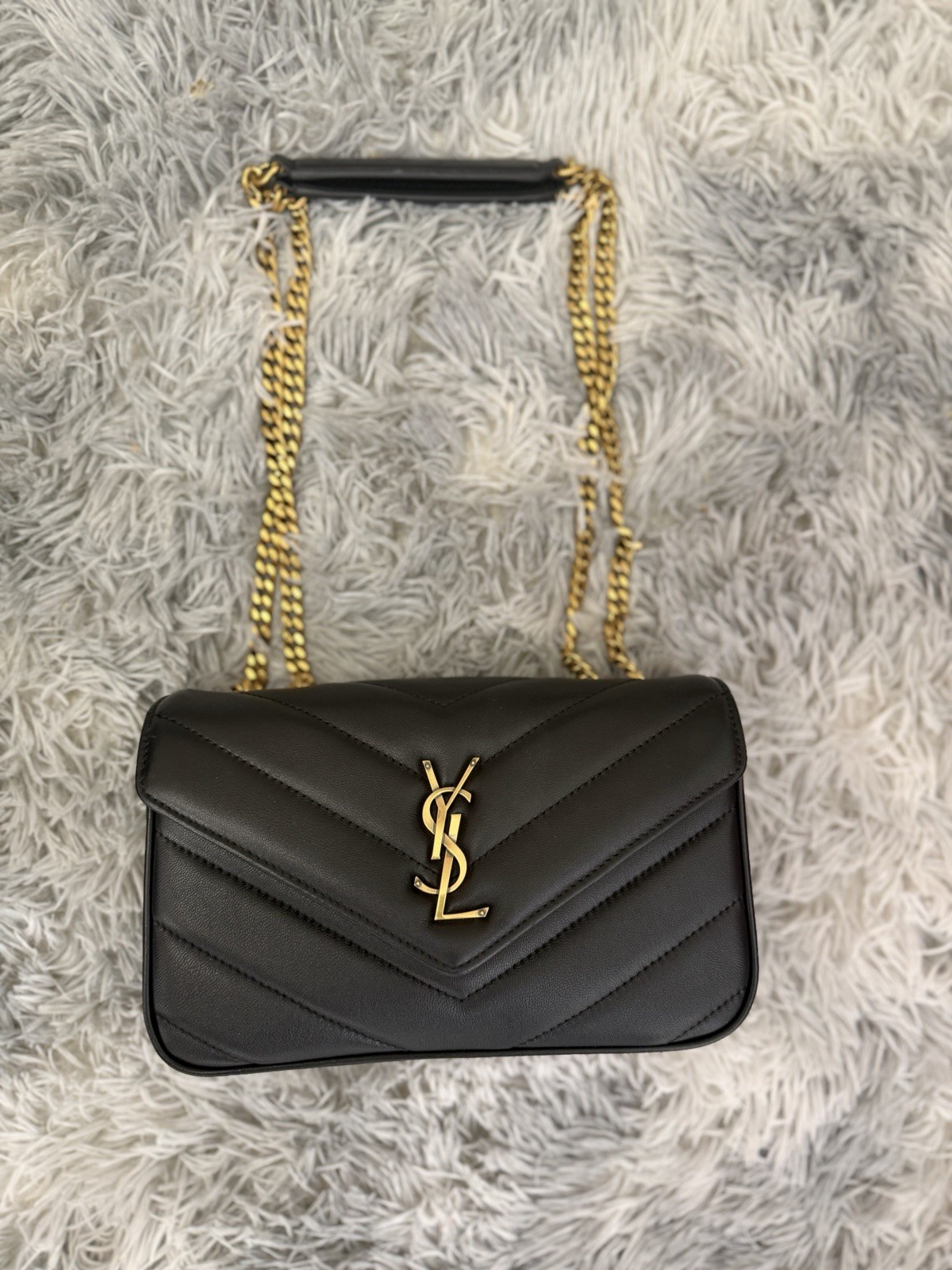 Saint Laurent YSL Small Loulou Bag Black Leather PROOF OF PURCHASE AVAILABLE