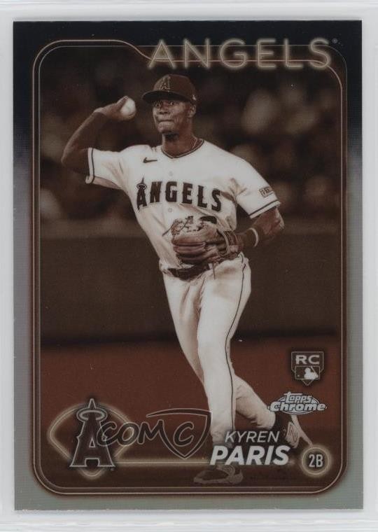 2024 Topps Chrome Sepia Refractor Kyren Paris #151 11qd