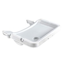 hauck Alpha High Chair Tray Table Compatible with Wooden Alpha and Beta , White
