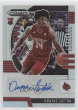 2020-21 Panini Prizm Draft Picks Prospect Silver Dwayne Sutton #PA-DS Auto 10lj