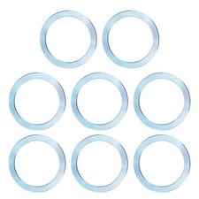Bague magnétique universelle pour CD, 8 anneaux autocollants, bleu clair