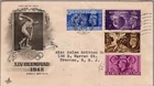 GREAT BRITAIN 1948 POSTAL CACHET FDC COVER OLYMPICS GAMES WEMBLEY ADDR POSTMARK