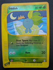 Oddish 97/147 Aquapolis Common Reverse Holo Pokemon TCG Eng 2002 WOTC