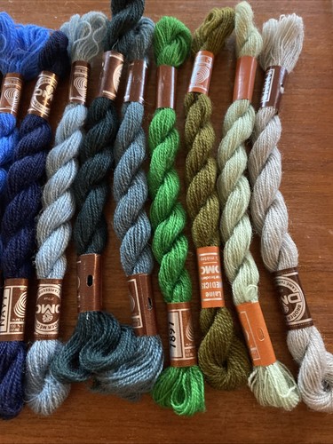 DMC Wool Embroidery Floss Broder Medicis Mixed Color Lot 27 Skeins 27.3yd #2 - Picture 4 of 4