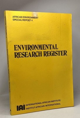 Umweltforschungsregister - Afrikanische Umwelt Sonderbericht 4 | Iai