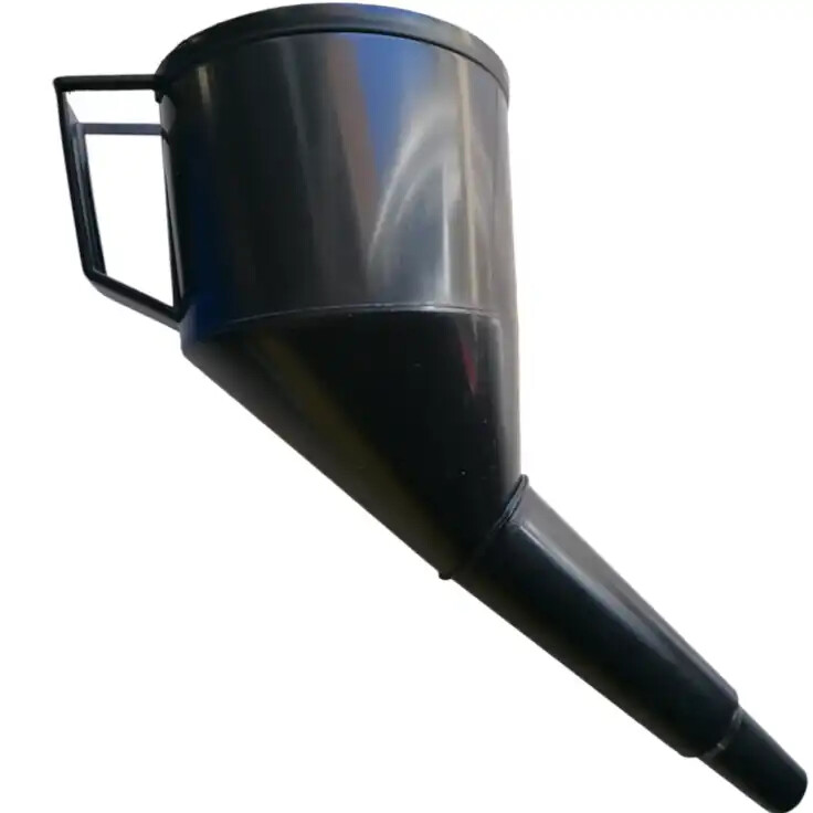 Embudo Aceite Motor Gasolina Gasoil de Plástico 120mm. con Filtro y Asa