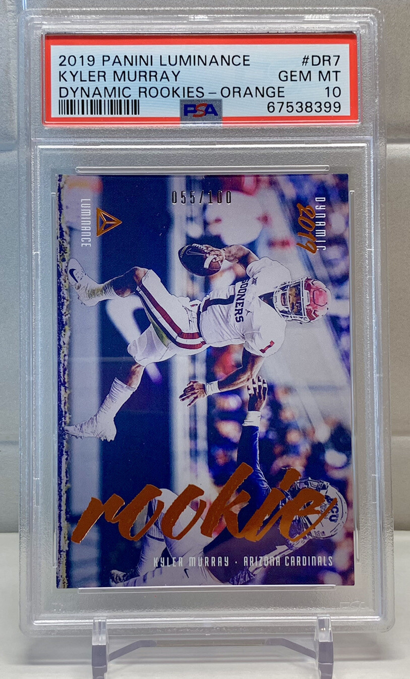 Kyler Murray Panini Luminance Dynamic Rookies #DR7 Orange