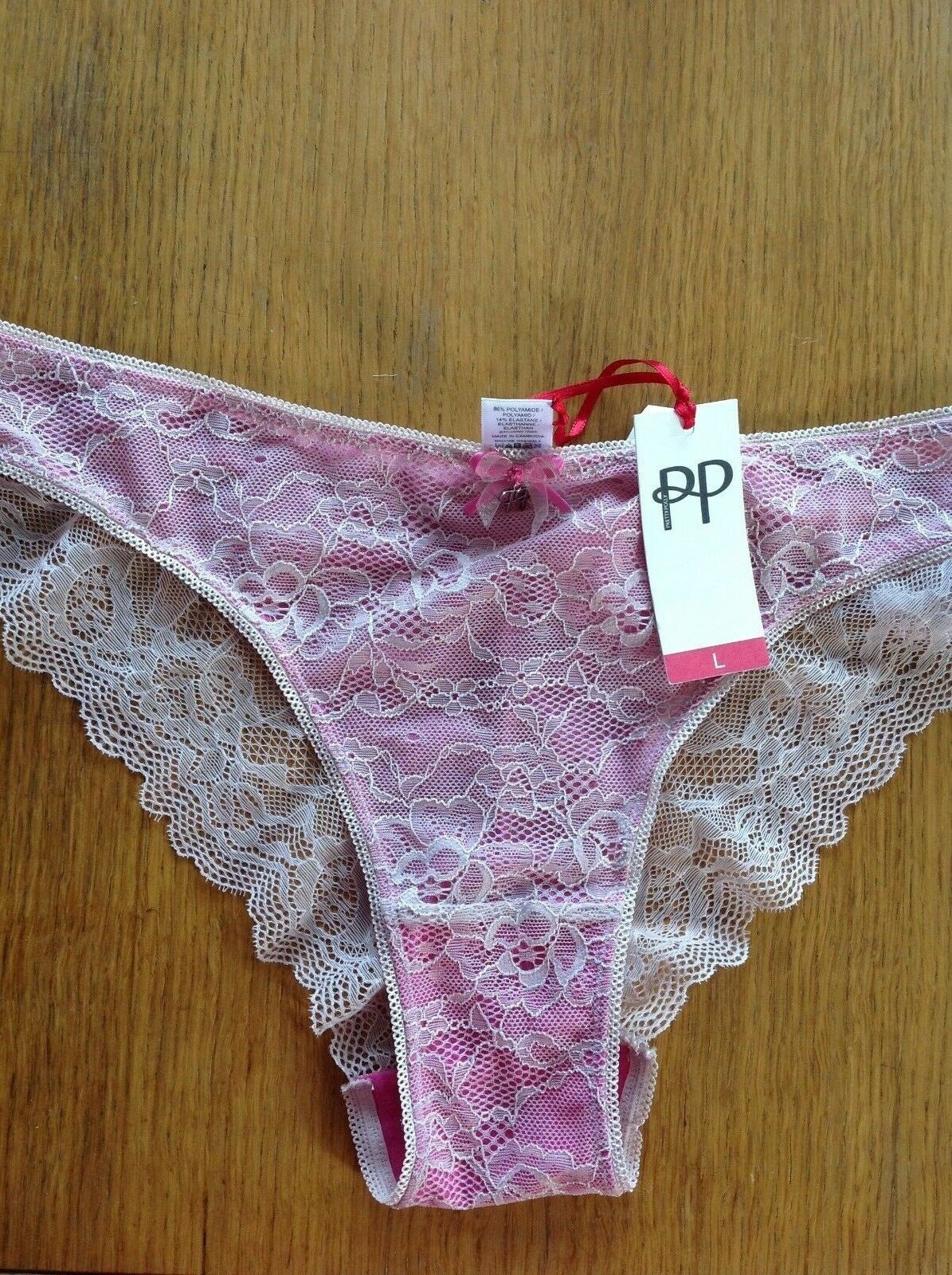 BRAZILIAN SGAMBATO PRETTY POLLY BRIEF - XL / UK 18 PP BRAZILIAN BRIEF HIGH LEGS