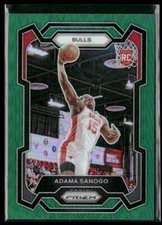 2023-24 Panini Prizm #286 Adama Sanogo Prizms Green