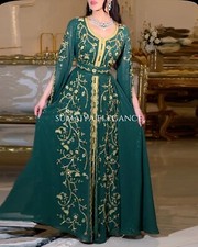 SALE New Moroccan Dubai Kaftans Farasha Abaya Dress Very Fancy Long Gowns SE 561