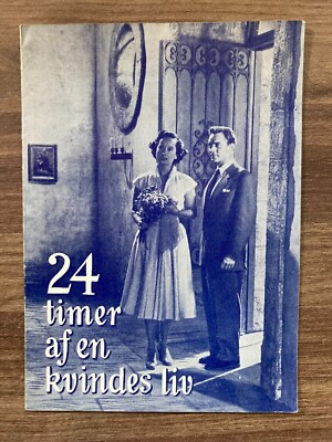 Affair in Monte Carlo Merle Oberon Richard Todd 1954 Danish Movie Program