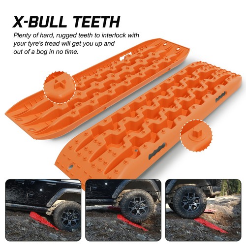 X-BULL Recovery tracks Boards 10T Sand Mud Snow 4WD 4X4 Offroad Vehicle 1Pair - Picture 9 of 15