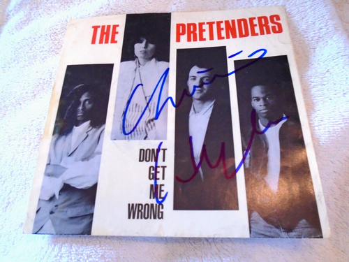 CHRISSY HYNDE (The Pretenders) Signed Album (45) Sleeve -Beckett Authenticated - 第 1/3 張圖片