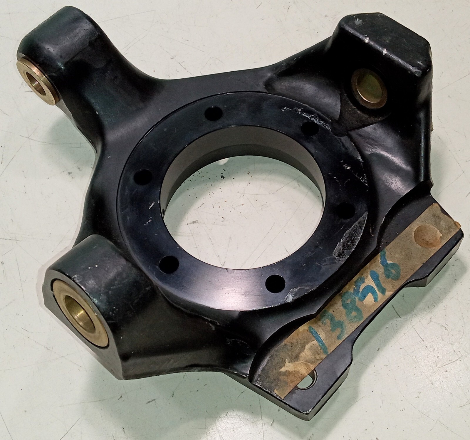 Ferrari 348 Wheel Bearing Steering Spindle Knuckle_138516_LH_Front_TB_TS_GENUINE