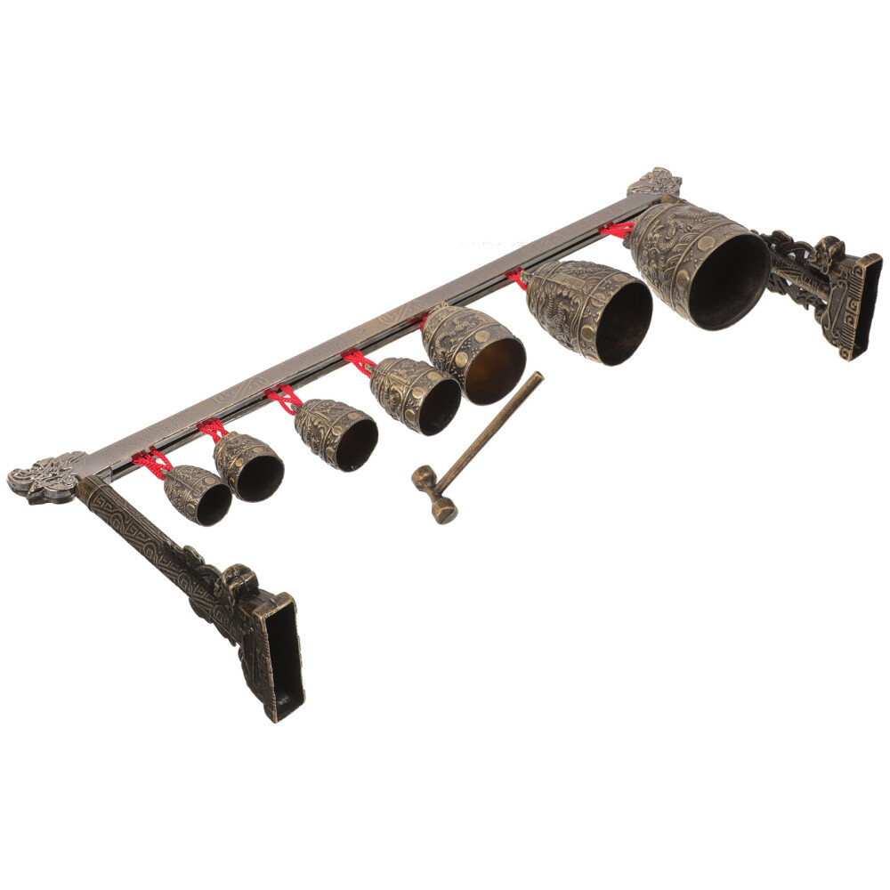 Chinese Bells Instrument Chime Model Ornament Antique Bells Percussion