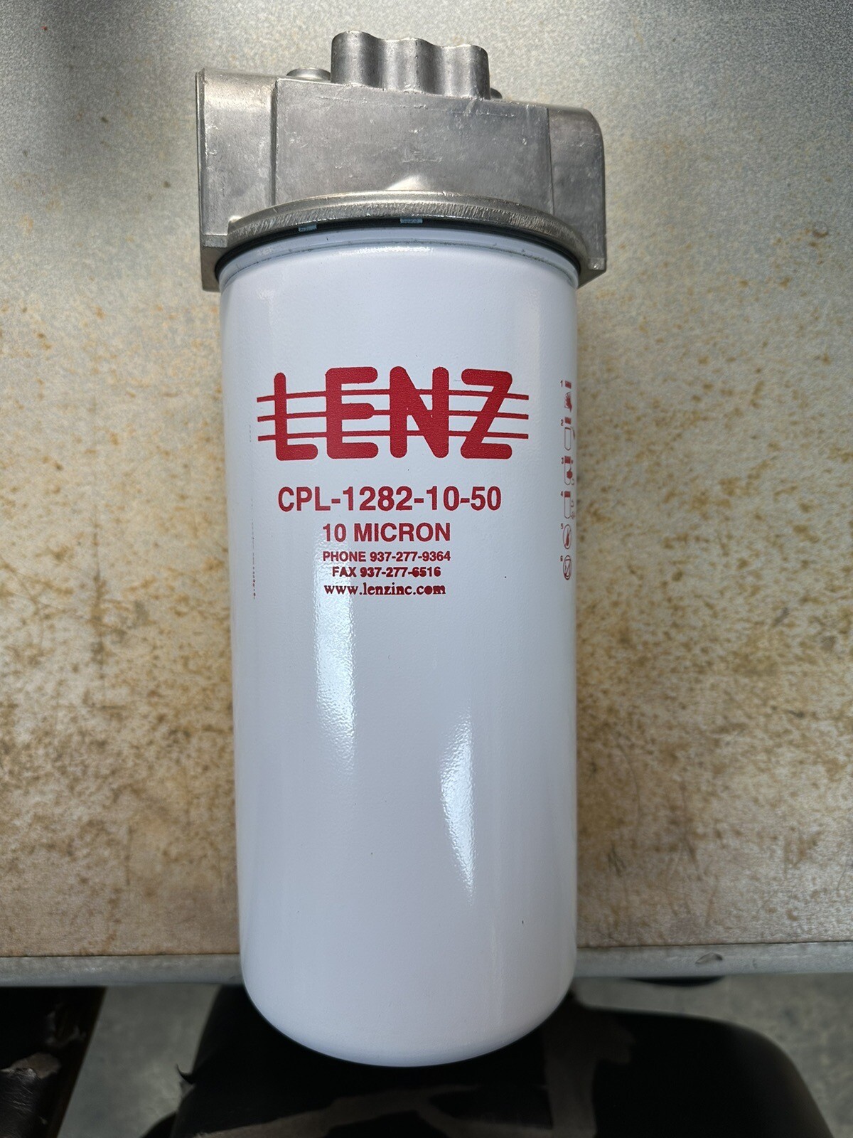 *NEW* LENZ FILTER ASSEMBLY; 10 MICRON; 1 1/4” NPTF (CPL128010P50