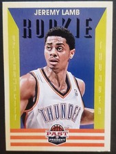 2012-13 Panini Past and Present Basketball Card Thunder Jeremy Lamb #223 Rookie