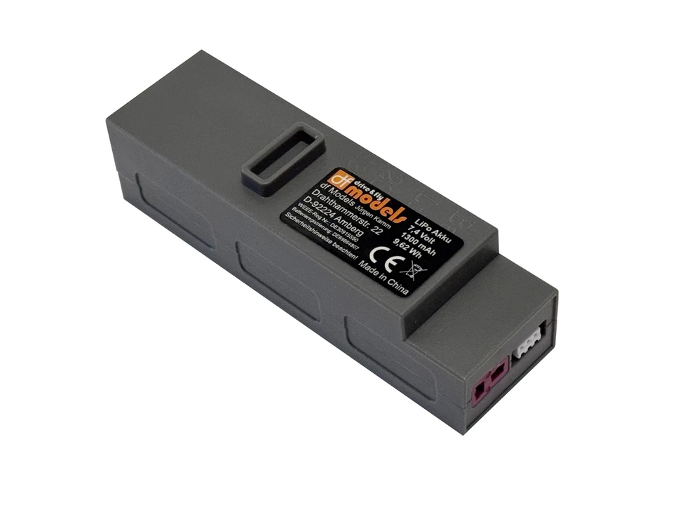 DF Models LiPo Akku 7.4 Volt - 1300mAh