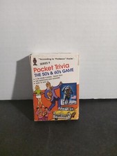 Vintage 1984 Hoyle The 50 s 60 s Pocket Trivia Game, Series 9