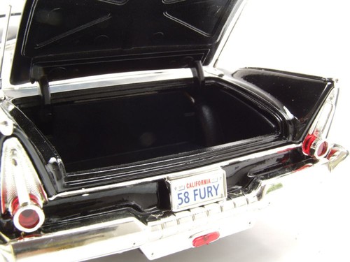 Plymouth Fury 1958 Negro Coche a Escala 1:18 MotorMax - Imagen 7 de 11