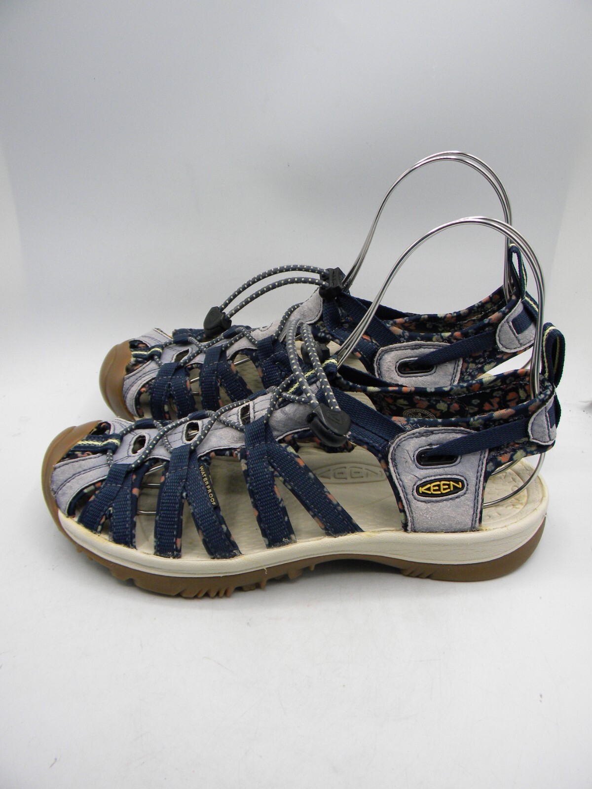 Sandali KEEN Newport H2 floreali e blu impermeabili corda elastica EU 39 5 US 9