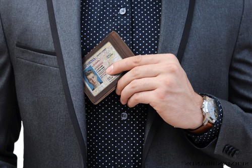 SERMAN BRANDS- Genuine Leather RFID Blocking Slim Minimalist Front Pocket Wallet - Picture 3 of 61