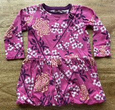 Tea Collection Dress Size 18 24 Mos EUC Pink w/ Floral Print Adorable!